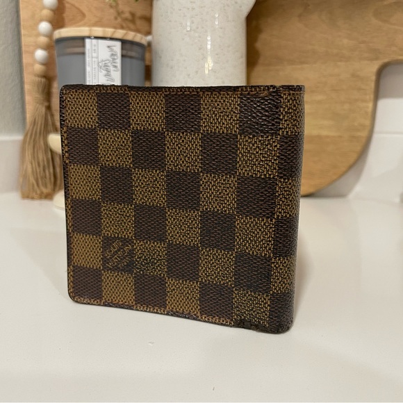 Louis Vuitton Damier Ebene Mens Wallet with Coinpocket - Picture 4 of 6